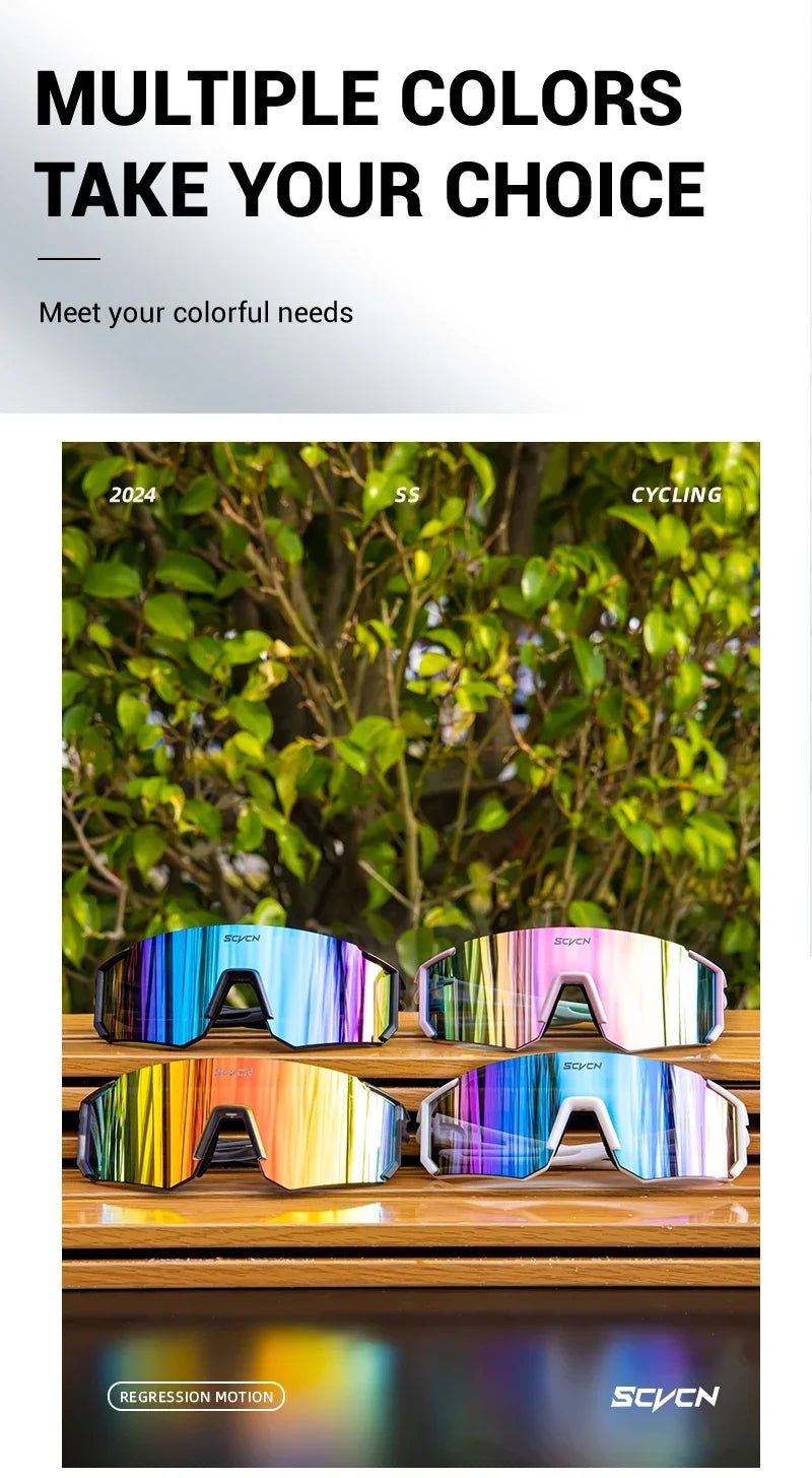 SCVCN New Outdoor Cycling Sunglasses Men Women MTB Driving Bike Glasses Sports Climbing Protective Glasses Bicycle UV400 Goggles - Fix & GoSCVCN New Outdoor Cycling Sunglasses Men Women MTB Driving Bike Glasses Sports Climbing Protective Glasses Bicycle UV400 GogglesFitness & SportFix & Go