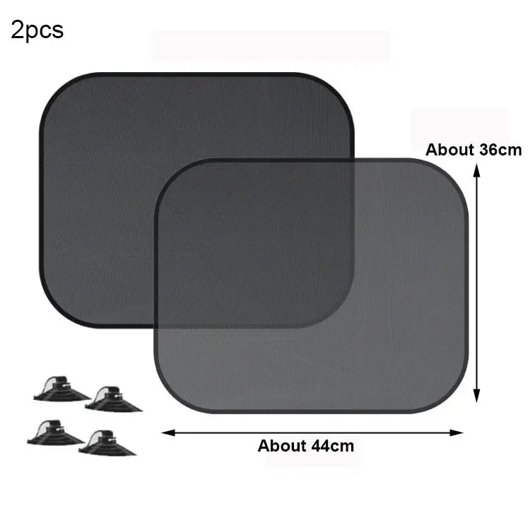 SEAMETAL pare-soleil de voiture rideau de fenêtre latérale avant fenêtre arrière pare-soleil été UV blocage ventouse rideaux de Protection solaire de voiture - FATAONSEAMETAL pare-soleil de voiture rideau de fenêtre latérale avant fenêtre arrière pare-soleil été UV blocage ventouse rideaux de Protection solaire de voitureAccessoire AutoFATAON
