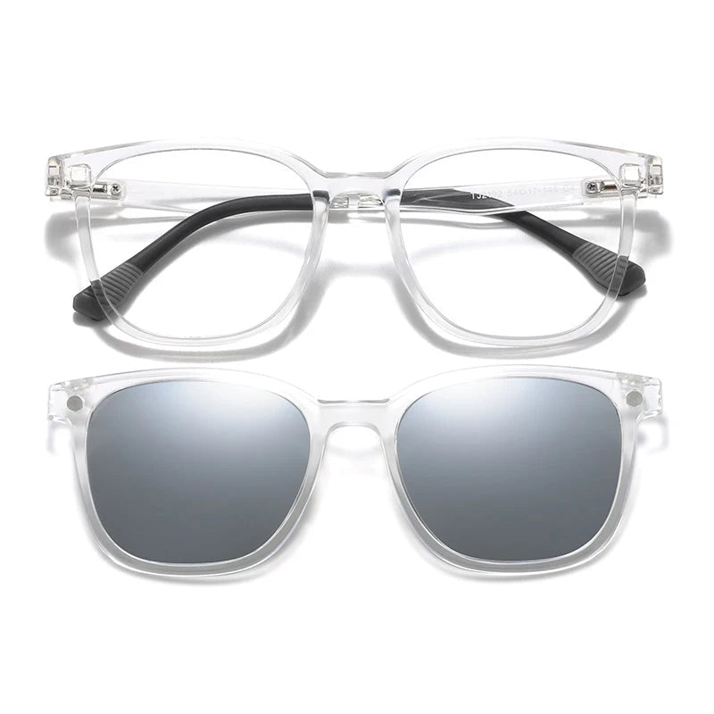 SENEVIEVE-Lunettes de soleil polarisées à clipser pour femmes, lunettes optiques de protection UV, anti-absorbe ouissement, délinquants personnalisés, TJ2192 - FATAONSENEVIEVE-Lunettes de soleil polarisées à clipser pour femmes, lunettes optiques de protection UV, anti-absorbe ouissement, délinquants personnalisés, TJ2192Mode HommeFATAON