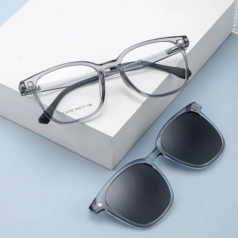 SENEVIEVE-Lunettes de soleil polarisées à clipser pour femmes, lunettes optiques de protection UV, anti-absorbe ouissement, délinquants personnalisés, TJ2192 - FATAONSENEVIEVE-Lunettes de soleil polarisées à clipser pour femmes, lunettes optiques de protection UV, anti-absorbe ouissement, délinquants personnalisés, TJ2192Mode HommeFATAON