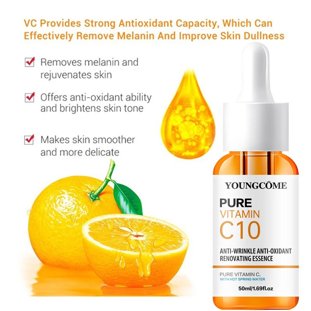 Sérum Vitamine C + Acide Hyaluronique Essence Éclat & Hydratation Quotidienne Un sérum léger à absorption rapide qui aide à améliorer l’éclat et l’hydratation de la peau, tout en laissant le teint plus frais et uniforme. - FATAONSérum Vitamine C + Acide Hyaluronique Essence Éclat & Hydratation Quotidienne Un sérum léger à absorption rapide qui aide à améliorer l’éclat et l’hydratation de la peau, tout en laissant le teint plus frais et uniforme.Beauty & CosmétiquesFATAON