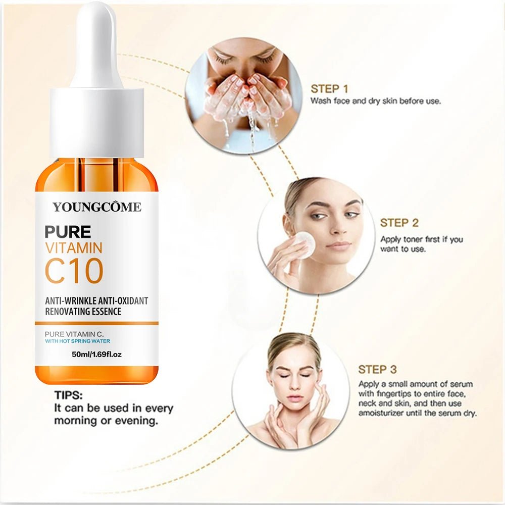 Sérum Vitamine C + Acide Hyaluronique Essence Éclat & Hydratation Quotidienne Un sérum léger à absorption rapide qui aide à améliorer l’éclat et l’hydratation de la peau, tout en laissant le teint plus frais et uniforme. - FATAONSérum Vitamine C + Acide Hyaluronique Essence Éclat & Hydratation Quotidienne Un sérum léger à absorption rapide qui aide à améliorer l’éclat et l’hydratation de la peau, tout en laissant le teint plus frais et uniforme.Beauty & CosmétiquesFATAON