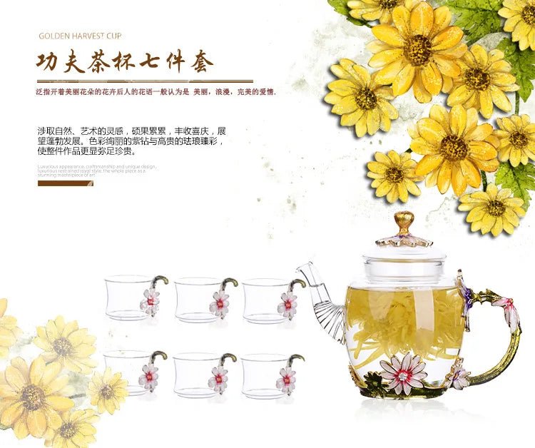 Service à thé en émail pour Kung Fu, tasses, tasses, verres résistants à la chaleur - FATAONService à thé en émail pour Kung Fu, tasses, tasses, verres résistants à la chaleurSolutions MaisonFATAON