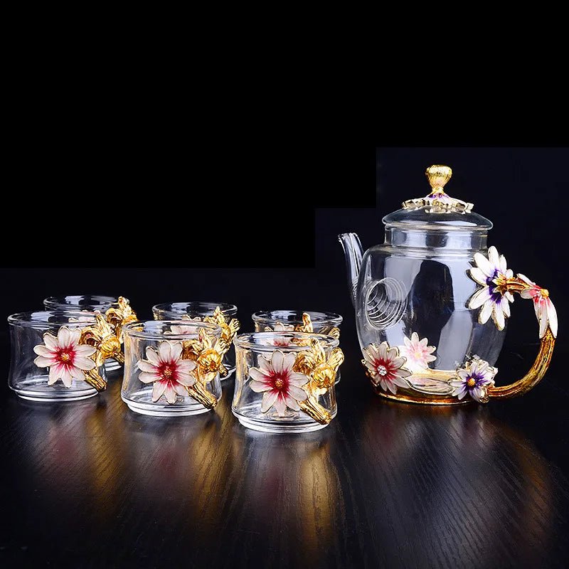 Service à thé en émail pour Kung Fu, tasses, tasses, verres résistants à la chaleur - FATAONService à thé en émail pour Kung Fu, tasses, tasses, verres résistants à la chaleurSolutions MaisonFATAON