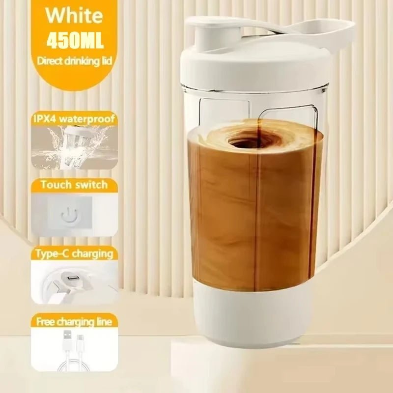 Shaker électrique Intelligent à agitation automatique de 450ml, pour remplacement de repas, tasse de mélange de Sport Portable - FATAONShaker électrique Intelligent à agitation automatique de 450ml, pour remplacement de repas, tasse de mélange de Sport PortableSolutions MaisonFATAON