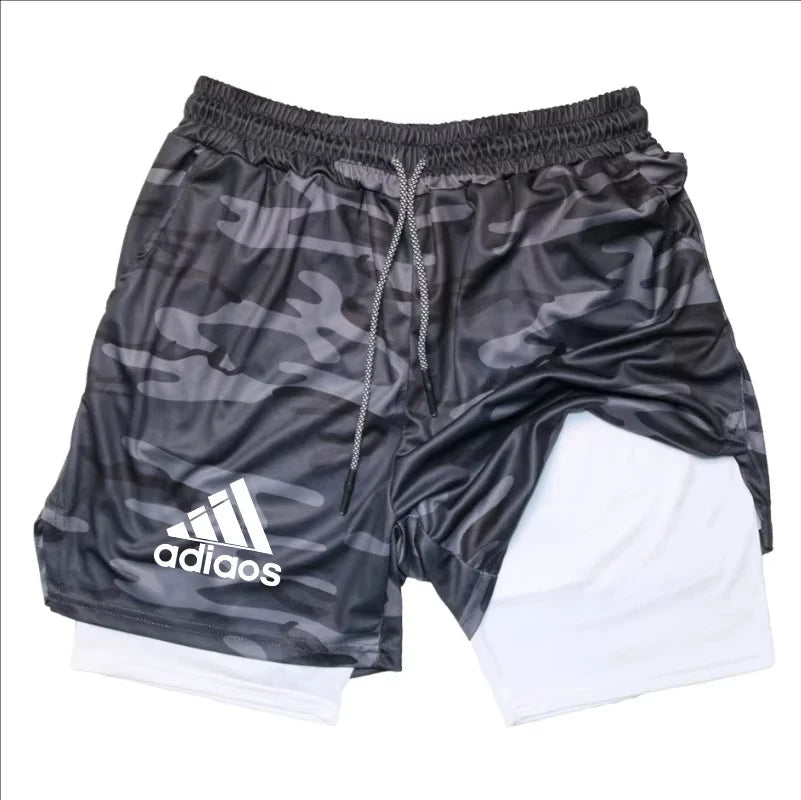 Short de compression pour hommes, short de sport, d'entraînement, de course, d'été, à séchage rapide, en un - FATAONShort de compression pour hommes, short de sport, d'entraînement, de course, d'été, à séchage rapide, en unMode HommeFATAON