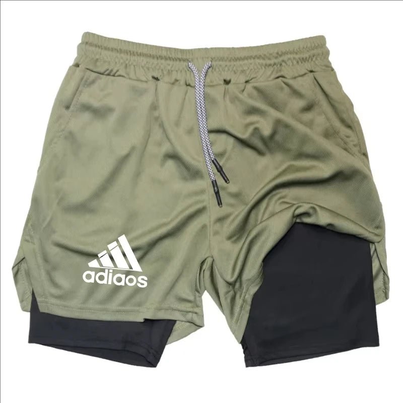 Short de compression pour hommes, short de sport, d'entraînement, de course, d'été, à séchage rapide, en un - FATAONShort de compression pour hommes, short de sport, d'entraînement, de course, d'été, à séchage rapide, en unMode HommeFATAON