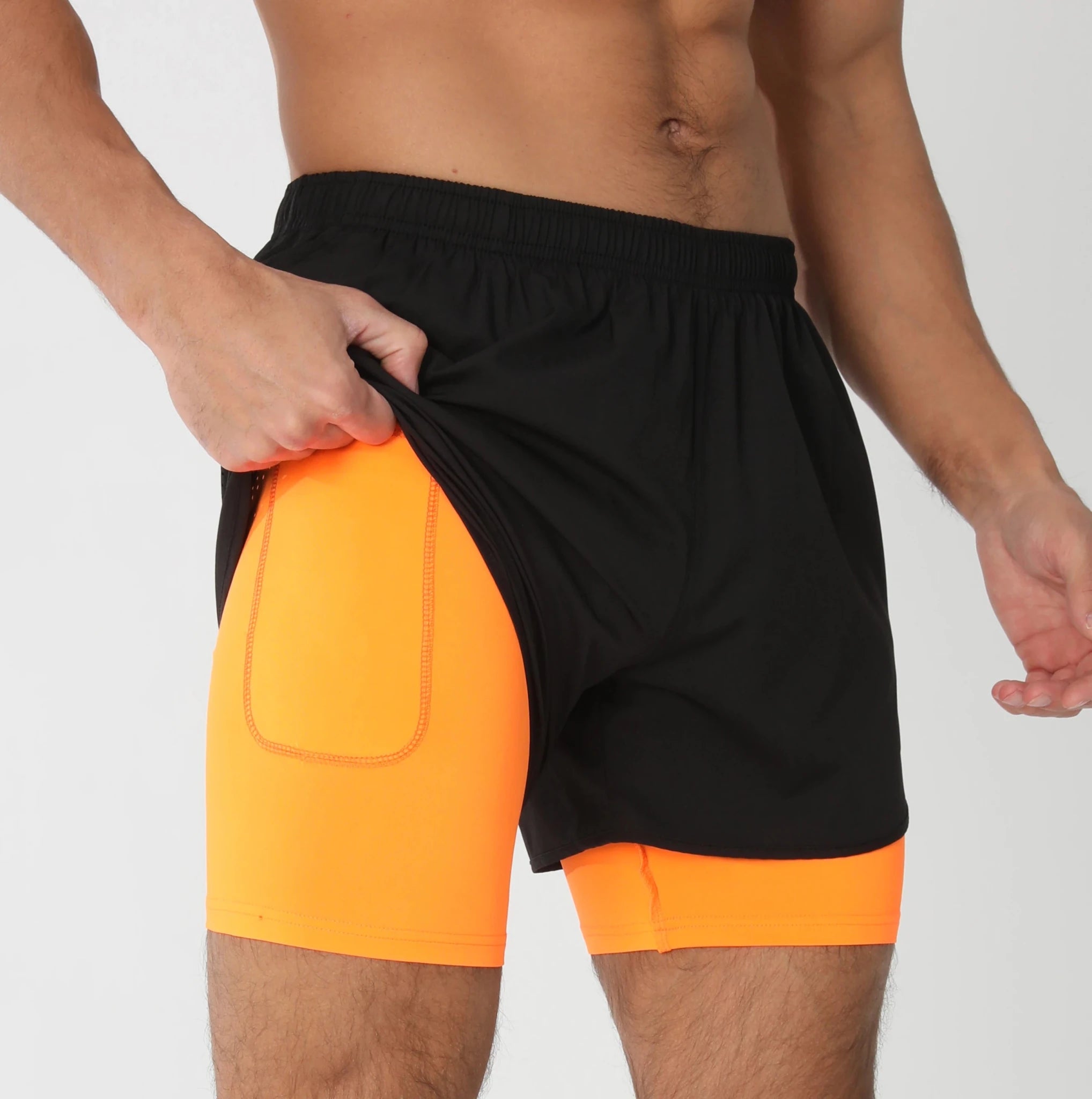 Short de course avec poches doublées pour homme, séchage rapide, léger, respirant, athlétique, sport, entraînement, boucle serviette - FATAONShort de course avec poches doublées pour homme, séchage rapide, léger, respirant, athlétique, sport, entraînement, boucle servietteSport HommeFATAON