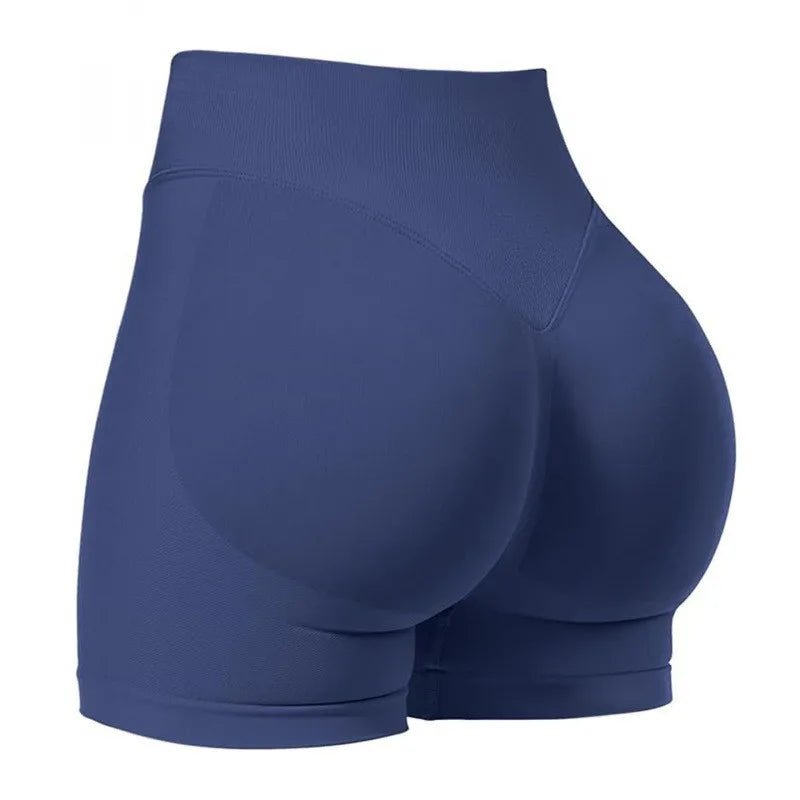 Short de sport pour femme sans couture, taille haute, moulant, pour fitness, entraînement, yoga, course à pied, cyclisme, avec effet push-up - FATAONShort de sport pour femme sans couture, taille haute, moulant, pour fitness, entraînement, yoga, course à pied, cyclisme, avec effet push-upMode FemmeFATAON
