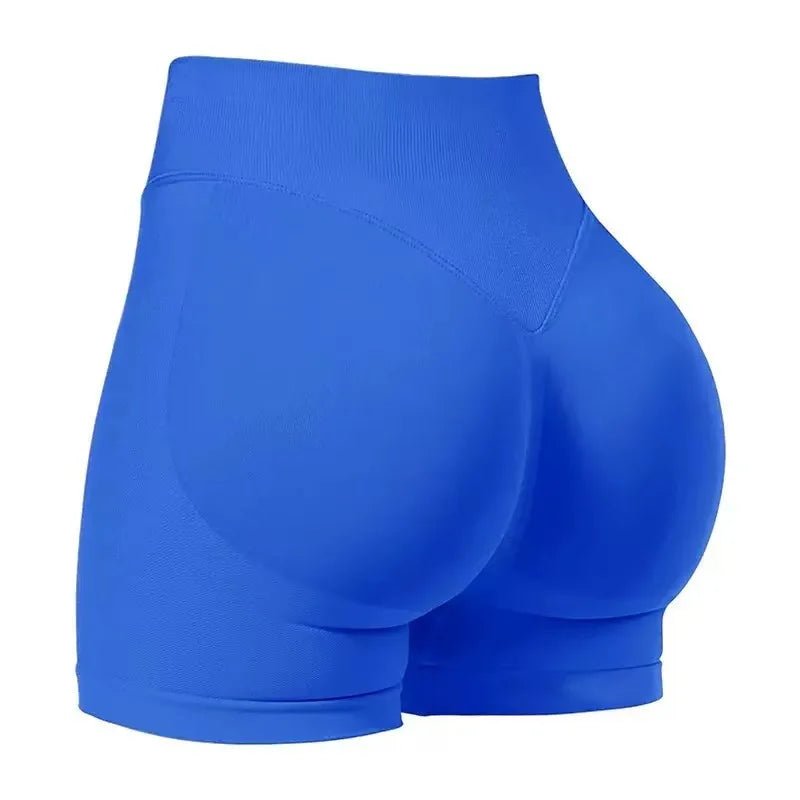 Short de sport pour femme sans couture, taille haute, moulant, pour fitness, entraînement, yoga, course à pied, cyclisme, avec effet push-up - FATAONShort de sport pour femme sans couture, taille haute, moulant, pour fitness, entraînement, yoga, course à pied, cyclisme, avec effet push-upMode FemmeFATAON