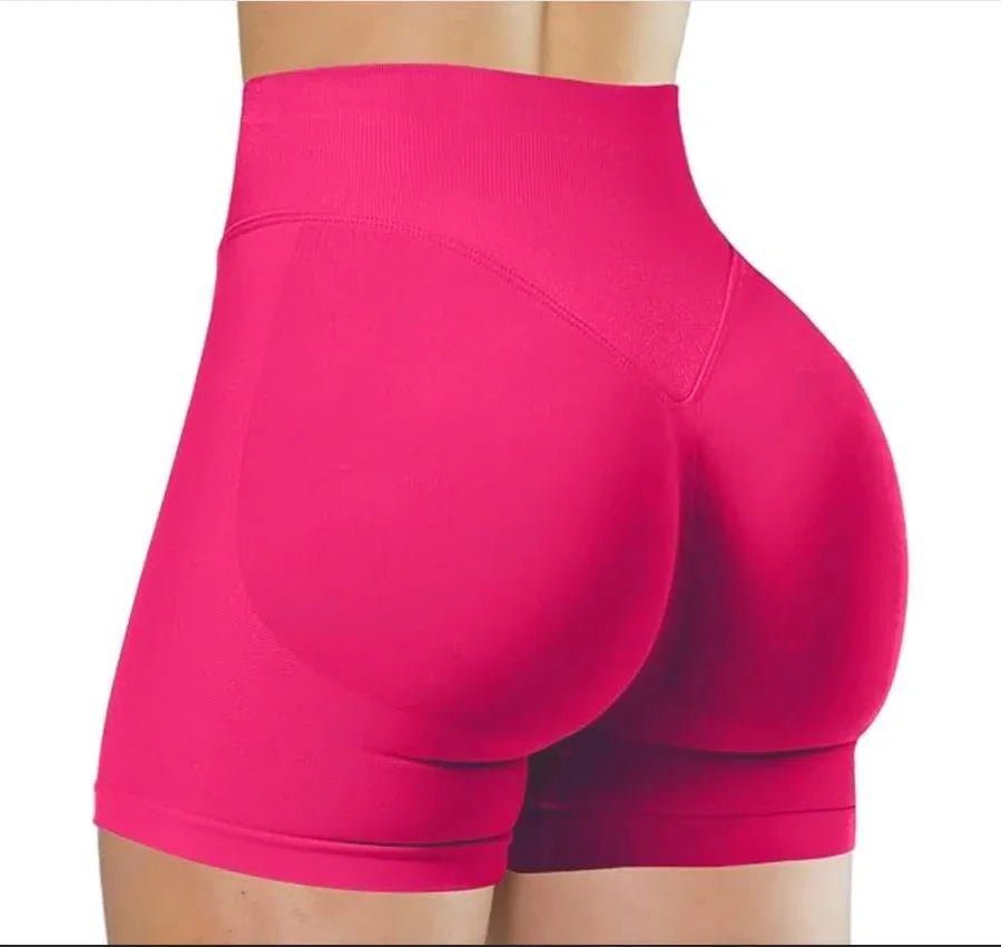 Short de sport pour femme sans couture, taille haute, moulant, pour fitness, entraînement, yoga, course à pied, cyclisme, avec effet push-up - FATAONShort de sport pour femme sans couture, taille haute, moulant, pour fitness, entraînement, yoga, course à pied, cyclisme, avec effet push-upMode FemmeFATAON