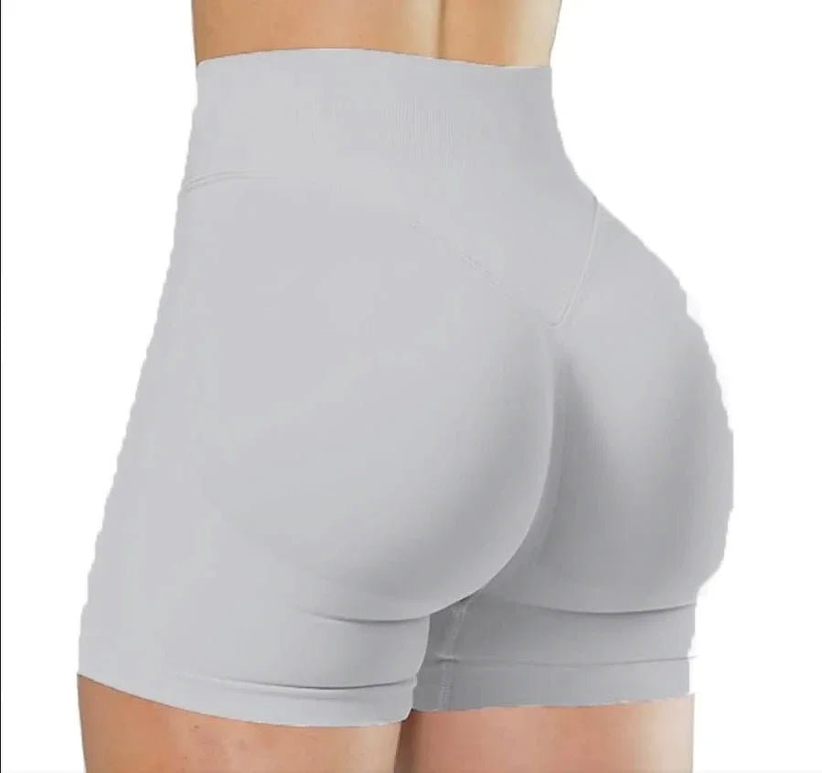 Short de sport pour femme sans couture, taille haute, moulant, pour fitness, entraînement, yoga, course à pied, cyclisme, avec effet push-up - FATAONShort de sport pour femme sans couture, taille haute, moulant, pour fitness, entraînement, yoga, course à pied, cyclisme, avec effet push-upMode FemmeFATAON