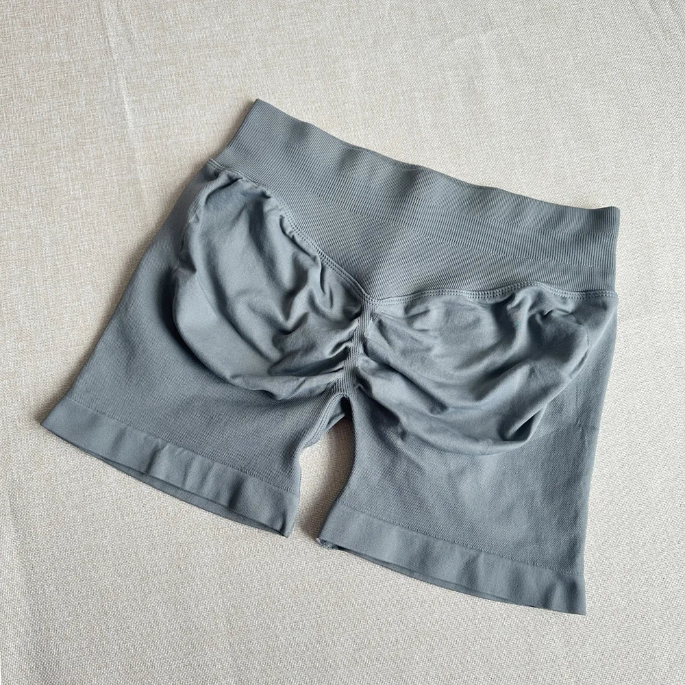 Short Fitness Femme Motard — Bande Côtelée, Scrunch Fesses & Sans Couture - FATAONShort Fitness Femme Motard — Bande Côtelée, Scrunch Fesses & Sans CoutureFitness FemmeFATAON