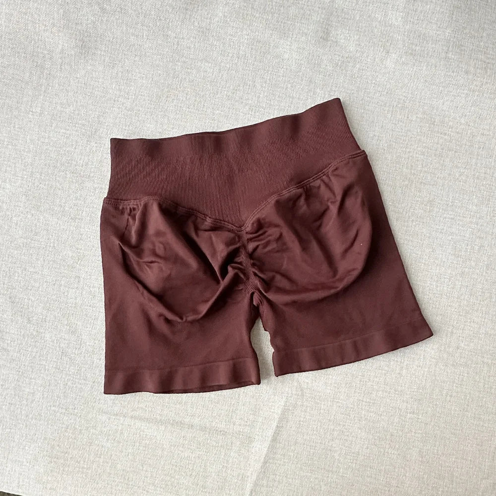 Short Fitness Femme Motard — Bande Côtelée, Scrunch Fesses & Sans Couture - FATAONShort Fitness Femme Motard — Bande Côtelée, Scrunch Fesses & Sans CoutureFitness FemmeFATAON