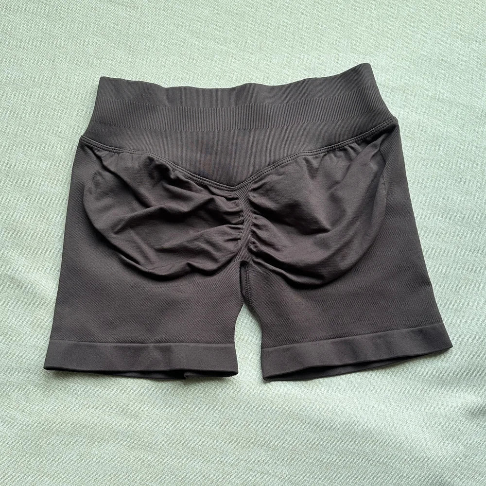 Short Fitness Femme Motard — Bande Côtelée, Scrunch Fesses & Sans Couture - FATAONShort Fitness Femme Motard — Bande Côtelée, Scrunch Fesses & Sans CoutureFitness FemmeFATAON