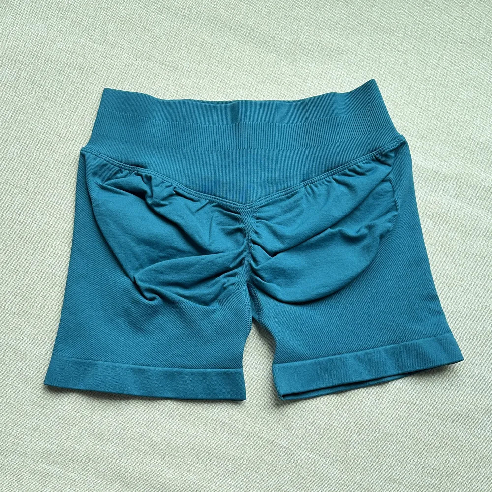Short Fitness Femme Motard — Bande Côtelée, Scrunch Fesses & Sans Couture - FATAONShort Fitness Femme Motard — Bande Côtelée, Scrunch Fesses & Sans CoutureFitness FemmeFATAON