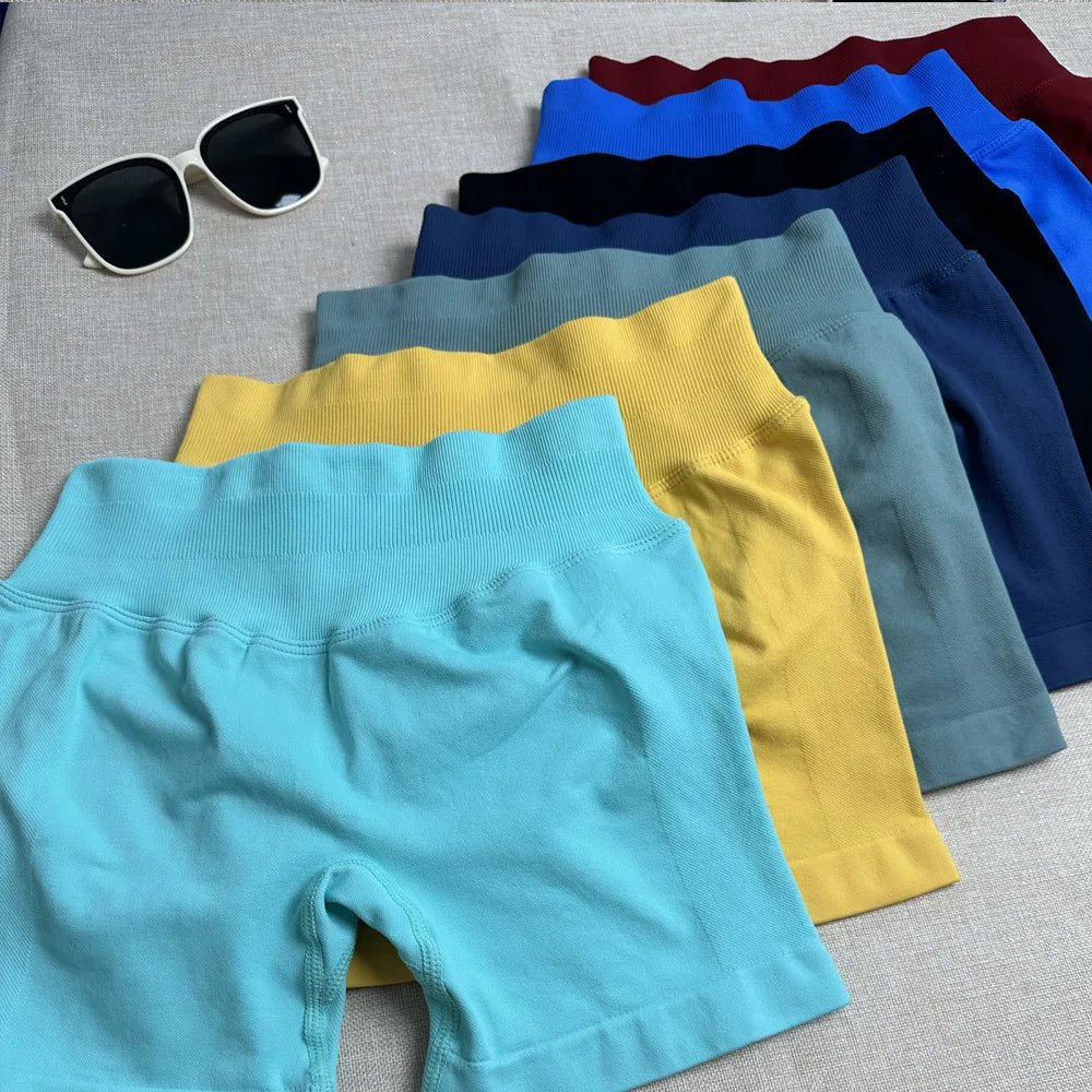 Short Fitness Femme Motard — Bande Côtelée, Scrunch Fesses & Sans Couture - FATAONShort Fitness Femme Motard — Bande Côtelée, Scrunch Fesses & Sans CoutureFitness FemmeFATAON
