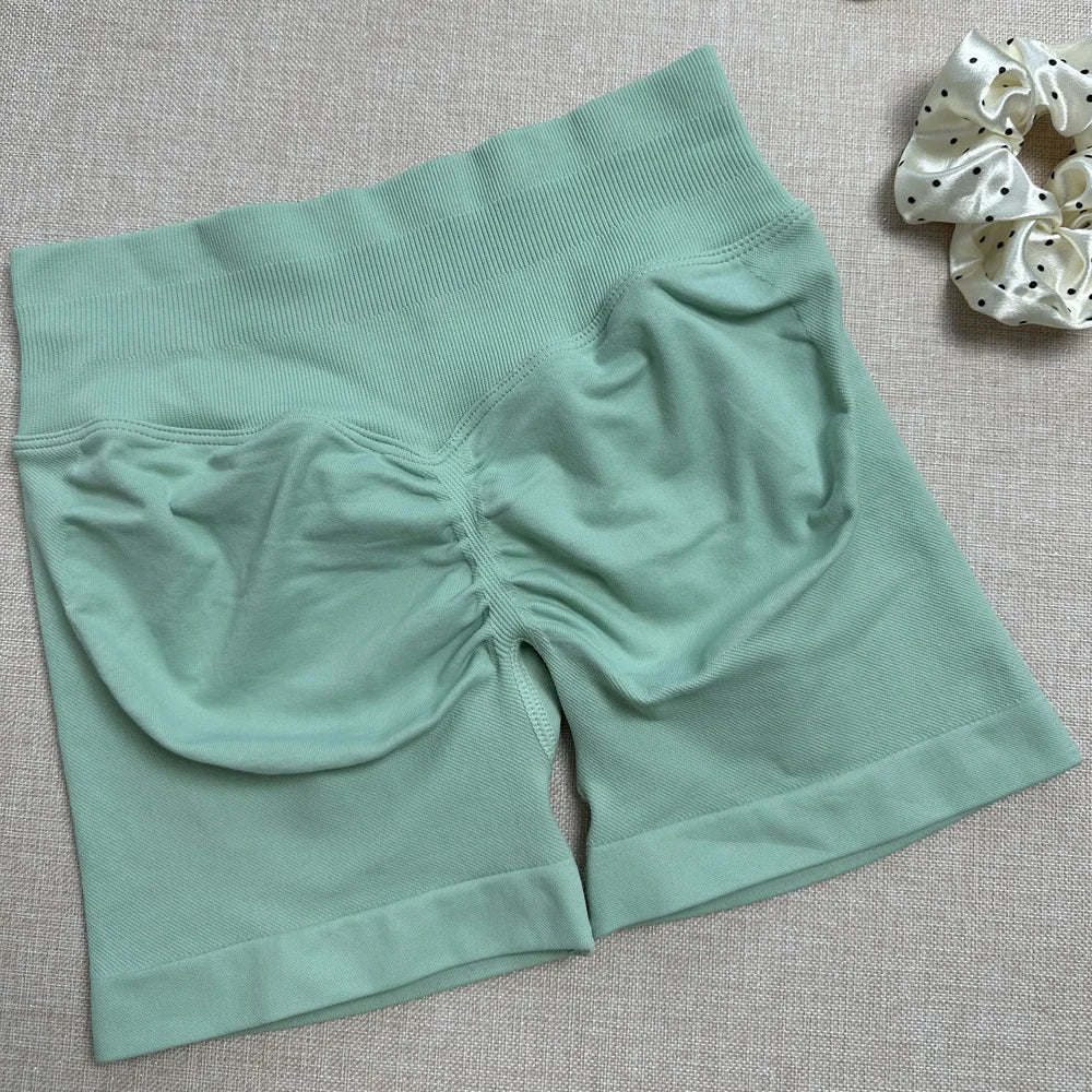 Short Fitness Femme Motard — Bande Côtelée, Scrunch Fesses & Sans Couture - FATAONShort Fitness Femme Motard — Bande Côtelée, Scrunch Fesses & Sans CoutureFitness FemmeFATAON