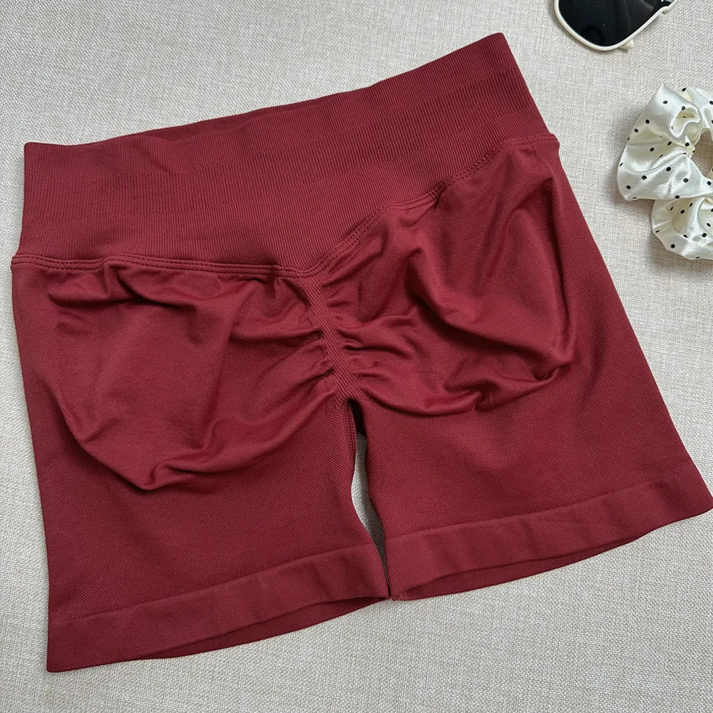 Short Fitness Femme Motard — Bande Côtelée, Scrunch Fesses & Sans Couture - FATAONShort Fitness Femme Motard — Bande Côtelée, Scrunch Fesses & Sans CoutureFitness FemmeFATAON