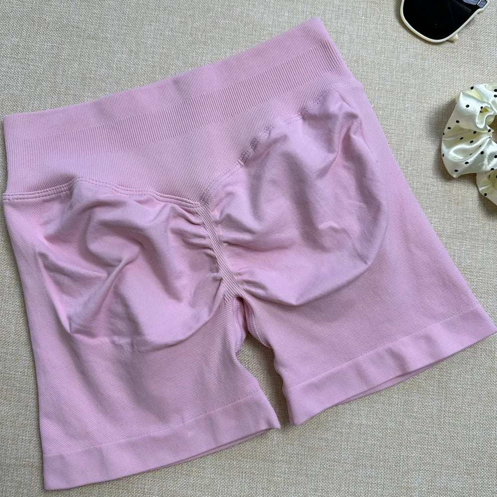 Short Fitness Femme Motard — Bande Côtelée, Scrunch Fesses & Sans Couture - FATAONShort Fitness Femme Motard — Bande Côtelée, Scrunch Fesses & Sans CoutureFitness FemmeFATAON