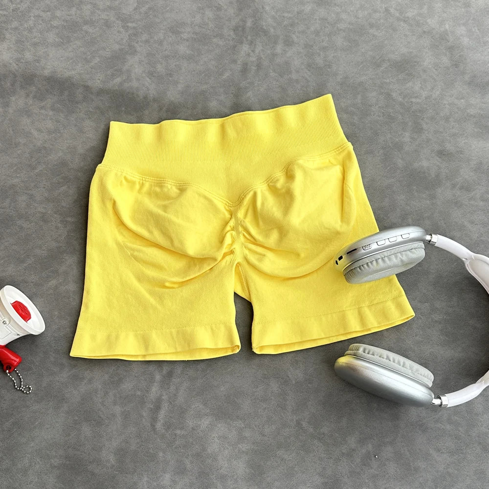 Short Fitness Femme Motard — Bande Côtelée, Scrunch Fesses & Sans Couture - FATAONShort Fitness Femme Motard — Bande Côtelée, Scrunch Fesses & Sans CoutureFitness FemmeFATAON