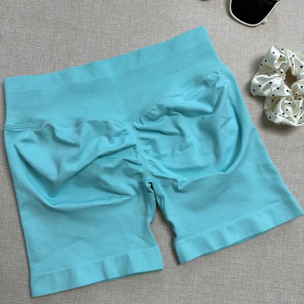 Short Fitness Femme Motard — Bande Côtelée, Scrunch Fesses & Sans Couture - FATAONShort Fitness Femme Motard — Bande Côtelée, Scrunch Fesses & Sans CoutureFitness FemmeFATAON