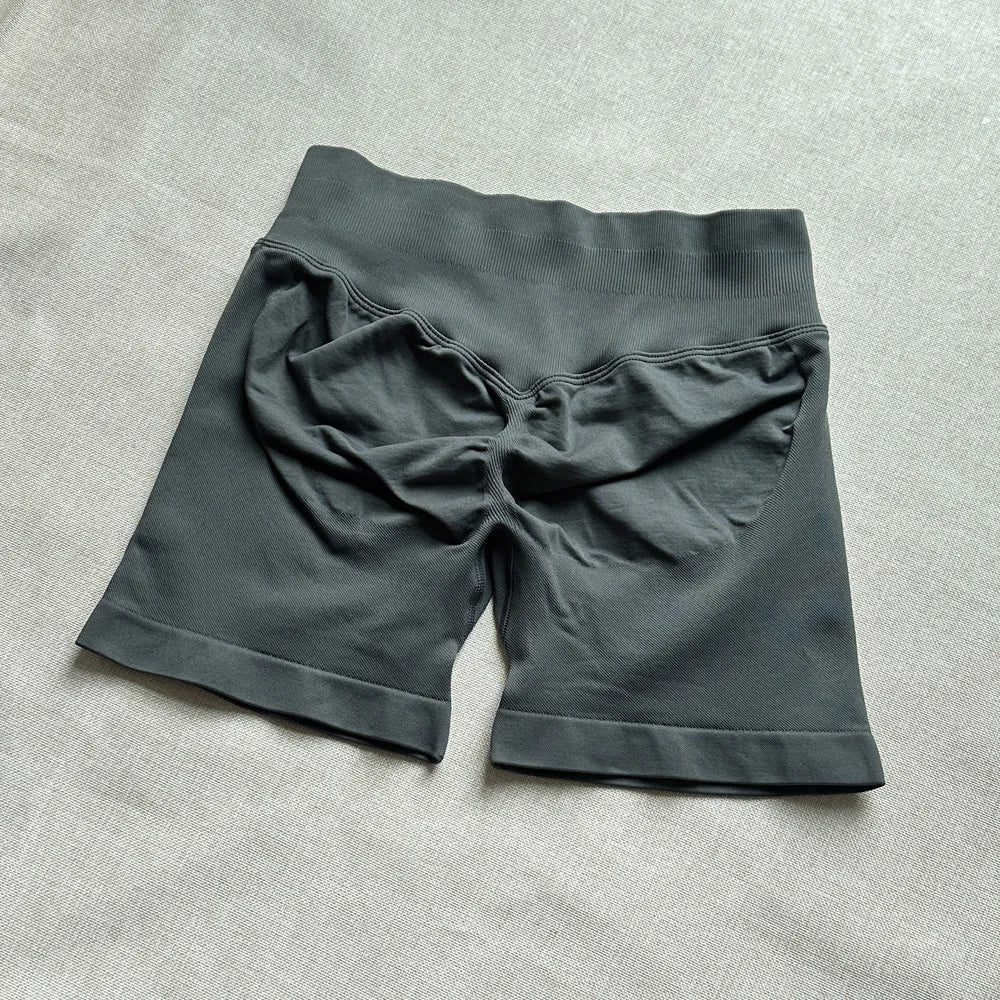 Short Fitness Femme Motard — Bande Côtelée, Scrunch Fesses & Sans Couture - FATAONShort Fitness Femme Motard — Bande Côtelée, Scrunch Fesses & Sans CoutureFitness FemmeFATAON