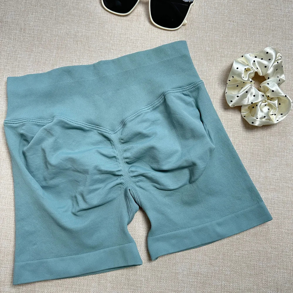 Short Fitness Femme Motard — Bande Côtelée, Scrunch Fesses & Sans Couture - FATAONShort Fitness Femme Motard — Bande Côtelée, Scrunch Fesses & Sans CoutureFitness FemmeFATAON