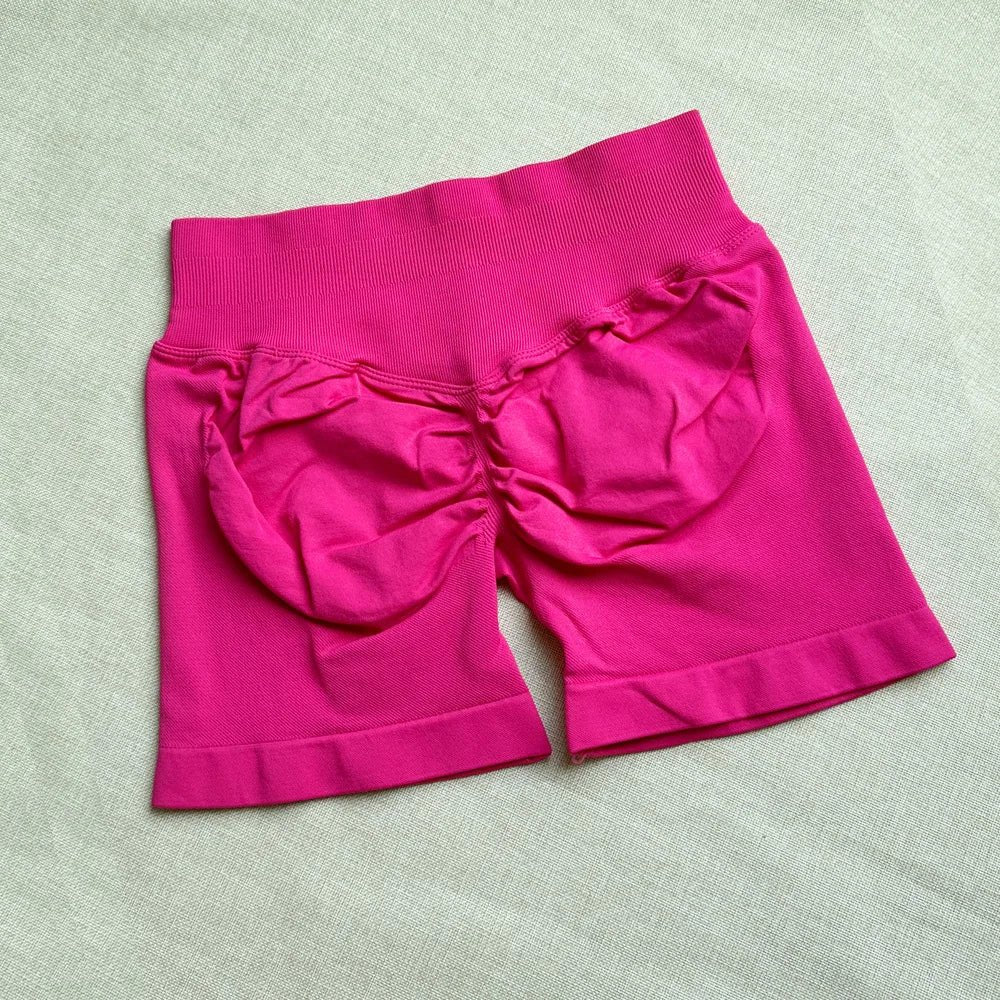 Short Fitness Femme Motard — Bande Côtelée, Scrunch Fesses & Sans Couture - FATAONShort Fitness Femme Motard — Bande Côtelée, Scrunch Fesses & Sans CoutureFitness FemmeFATAON