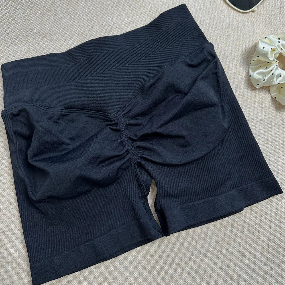 Short Fitness Femme Motard — Bande Côtelée, Scrunch Fesses & Sans Couture - FATAONShort Fitness Femme Motard — Bande Côtelée, Scrunch Fesses & Sans CoutureFitness FemmeFATAON