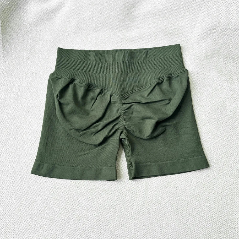 Short Fitness Femme Motard — Bande Côtelée, Scrunch Fesses & Sans Couture - FATAONShort Fitness Femme Motard — Bande Côtelée, Scrunch Fesses & Sans CoutureFitness FemmeFATAON