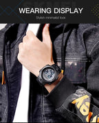 SKMEI-Montre-bracelet numérique étanche pour homme, 1560 m, 2 fois, 10 ans, batterie, réveil, sport, fitness, 100 - FATAONSKMEI-Montre-bracelet numérique étanche pour homme, 1560 m, 2 fois, 10 ans, batterie, réveil, sport, fitness, 100Mode HommeFATAON