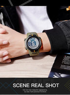 SKMEI-Montre-bracelet numérique étanche pour homme, 1560 m, 2 fois, 10 ans, batterie, réveil, sport, fitness, 100 - FATAONSKMEI-Montre-bracelet numérique étanche pour homme, 1560 m, 2 fois, 10 ans, batterie, réveil, sport, fitness, 100Mode HommeFATAON
