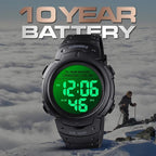 SKMEI-Montre-bracelet numérique étanche pour homme, 1560 m, 2 fois, 10 ans, batterie, réveil, sport, fitness, 100 - FATAONSKMEI-Montre-bracelet numérique étanche pour homme, 1560 m, 2 fois, 10 ans, batterie, réveil, sport, fitness, 100Mode HommeFATAON