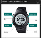 SKMEI-Montre-bracelet numérique étanche pour homme, 1560 m, 2 fois, 10 ans, batterie, réveil, sport, fitness, 100 - FATAONSKMEI-Montre-bracelet numérique étanche pour homme, 1560 m, 2 fois, 10 ans, batterie, réveil, sport, fitness, 100Mode HommeFATAON