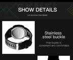 SKMEI-Montre-bracelet numérique étanche pour homme, 1560 m, 2 fois, 10 ans, batterie, réveil, sport, fitness, 100 - FATAONSKMEI-Montre-bracelet numérique étanche pour homme, 1560 m, 2 fois, 10 ans, batterie, réveil, sport, fitness, 100Mode HommeFATAON