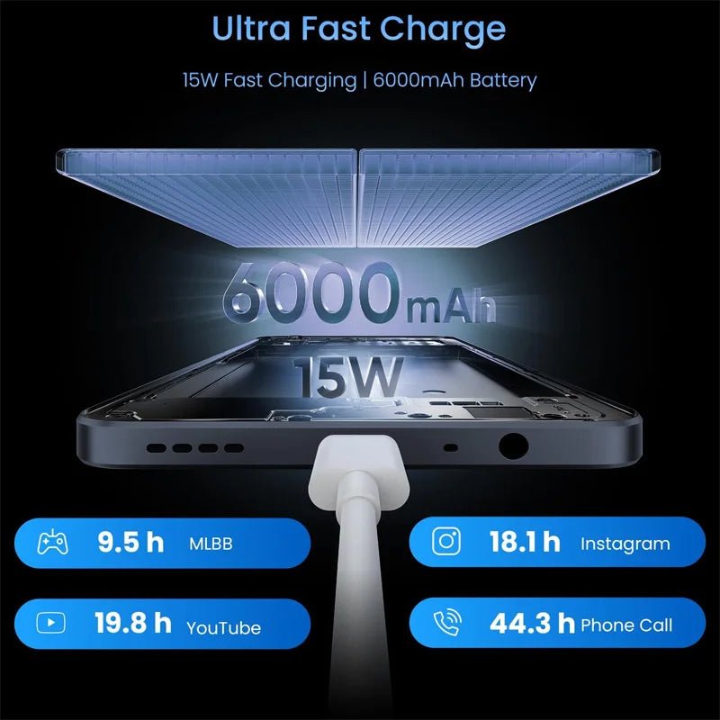 Smartphone Realme Note 70T AI, version mondiale, écran 6,75 pouces 90 Hz, batterie 6000 mAh, appareil photo AI 13 MP, chipset octa-core, IP54 - FATAONSmartphone Realme Note 70T AI, version mondiale, écran 6,75 pouces 90 Hz, batterie 6000 mAh, appareil photo AI 13 MP, chipset octa-core, IP54Productivité & OrganisationFATAON