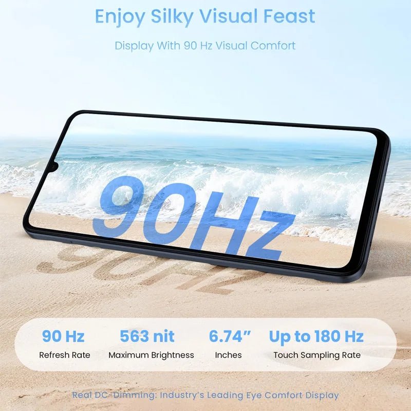 Smartphone Realme Note 70T AI, version mondiale, écran 6,75 pouces 90 Hz, batterie 6000 mAh, appareil photo AI 13 MP, chipset octa-core, IP54 - FATAONSmartphone Realme Note 70T AI, version mondiale, écran 6,75 pouces 90 Hz, batterie 6000 mAh, appareil photo AI 13 MP, chipset octa-core, IP54Productivité & OrganisationFATAON