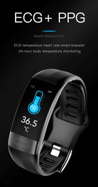 Smartwatch Ekg Bracelet intelligent étanche P11 Plus Bracelet intelligent traqueur d'activité sang oxygène Smartband Bracelet de Fitness - FATAONSmartwatch Ekg Bracelet intelligent étanche P11 Plus Bracelet intelligent traqueur d'activité sang oxygène Smartband Bracelet de FitnessFitness & SportFATAON