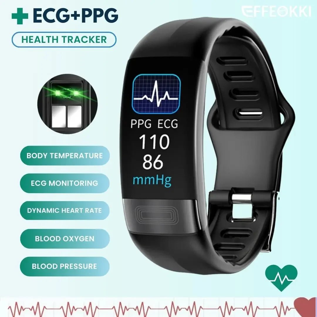 Smartwatch Ekg Bracelet intelligent étanche P11 Plus Bracelet intelligent traqueur d'activité sang oxygène Smartband Bracelet de Fitness - FATAONSmartwatch Ekg Bracelet intelligent étanche P11 Plus Bracelet intelligent traqueur d'activité sang oxygène Smartband Bracelet de FitnessFitness & SportFATAON