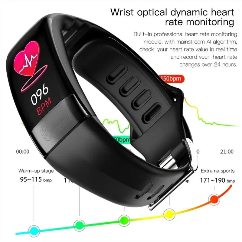 Smartwatch Ekg Bracelet intelligent étanche P11 Plus Bracelet intelligent traqueur d'activité sang oxygène Smartband Bracelet de Fitness - FATAONSmartwatch Ekg Bracelet intelligent étanche P11 Plus Bracelet intelligent traqueur d'activité sang oxygène Smartband Bracelet de FitnessFitness & SportFATAON