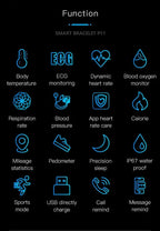 Smartwatch Ekg Bracelet intelligent étanche P11 Plus Bracelet intelligent traqueur d'activité sang oxygène Smartband Bracelet de Fitness - FATAONSmartwatch Ekg Bracelet intelligent étanche P11 Plus Bracelet intelligent traqueur d'activité sang oxygène Smartband Bracelet de FitnessFitness & SportFATAON