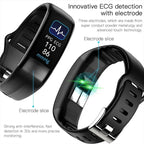 Smartwatch Ekg Bracelet intelligent étanche P11 Plus Bracelet intelligent traqueur d'activité sang oxygène Smartband Bracelet de Fitness - FATAONSmartwatch Ekg Bracelet intelligent étanche P11 Plus Bracelet intelligent traqueur d'activité sang oxygène Smartband Bracelet de FitnessFitness & SportFATAON