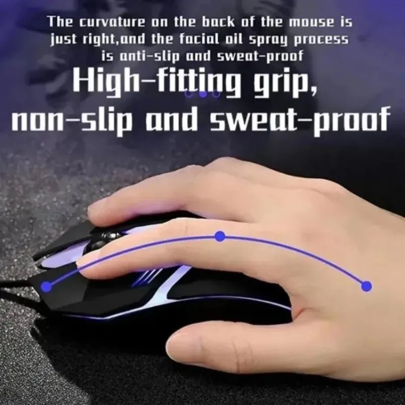 Souris de jeu à bouton lumineux coloré USB LED, souris filaire pour PC Gamer, ordinateur de bureau, ordinateur portable, souris ergonomique DPI1200 RGB - FATAONSouris de jeu à bouton lumineux coloré USB LED, souris filaire pour PC Gamer, ordinateur de bureau, ordinateur portable, souris ergonomique DPI1200 RGBProductivité & OrganisationFATAON