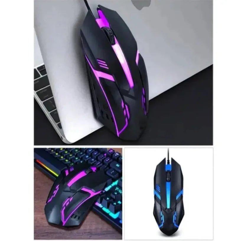 Souris de jeu à bouton lumineux coloré USB LED, souris filaire pour PC Gamer, ordinateur de bureau, ordinateur portable, souris ergonomique DPI1200 RGB - FATAONSouris de jeu à bouton lumineux coloré USB LED, souris filaire pour PC Gamer, ordinateur de bureau, ordinateur portable, souris ergonomique DPI1200 RGBProductivité & OrganisationFATAON