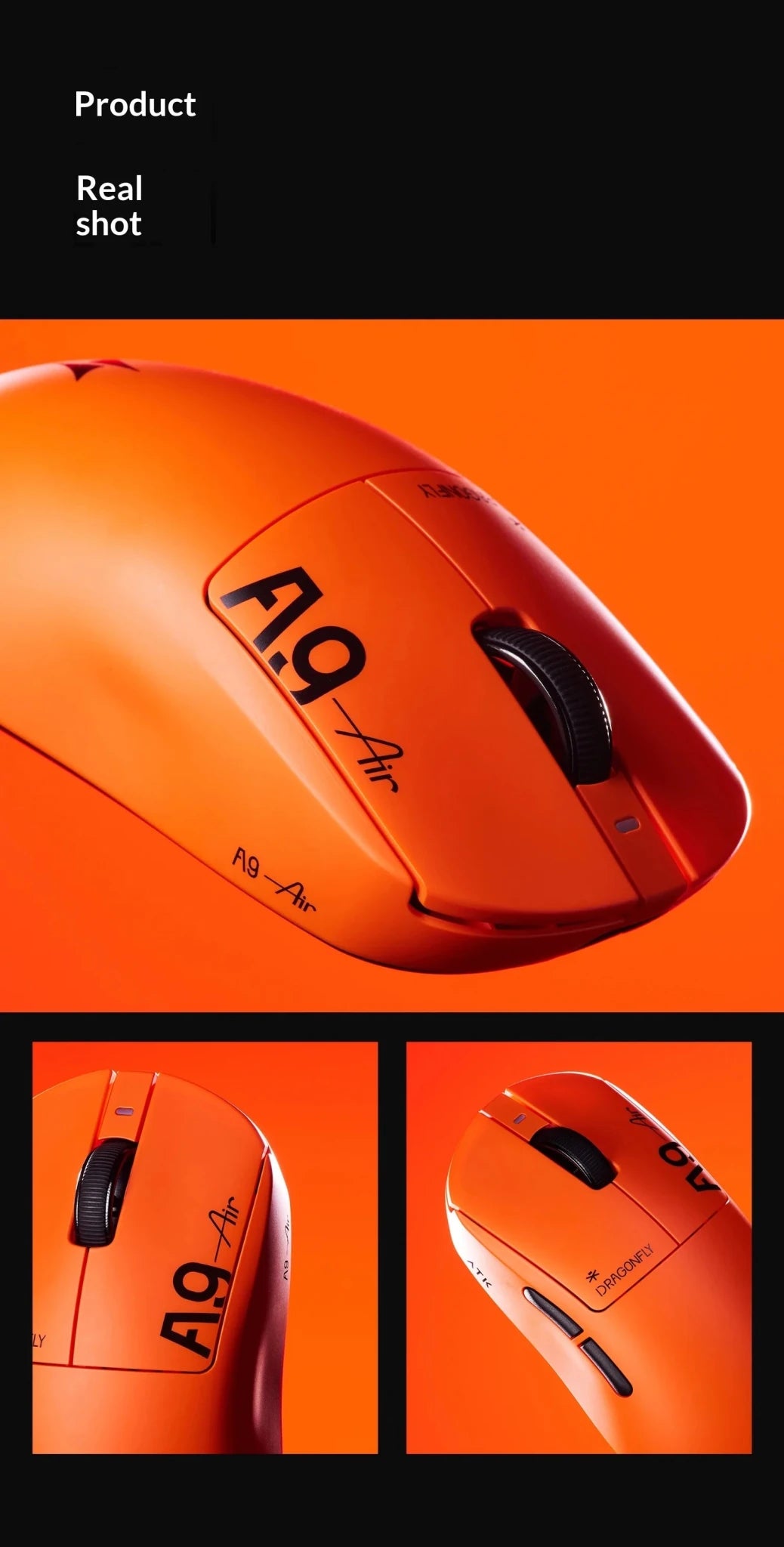Souris de jeu sans fil ATK DragonFly A9 Air Ultimate PAW3950 Ultra 42000DPI 750IPS 8KHz RGB ergonomique pour Windows MacOs PC Cadeaux - FATAONSouris de jeu sans fil ATK DragonFly A9 Air Ultimate PAW3950 Ultra 42000DPI 750IPS 8KHz RGB ergonomique pour Windows MacOs PC CadeauxProductivité & OrganisationFATAON