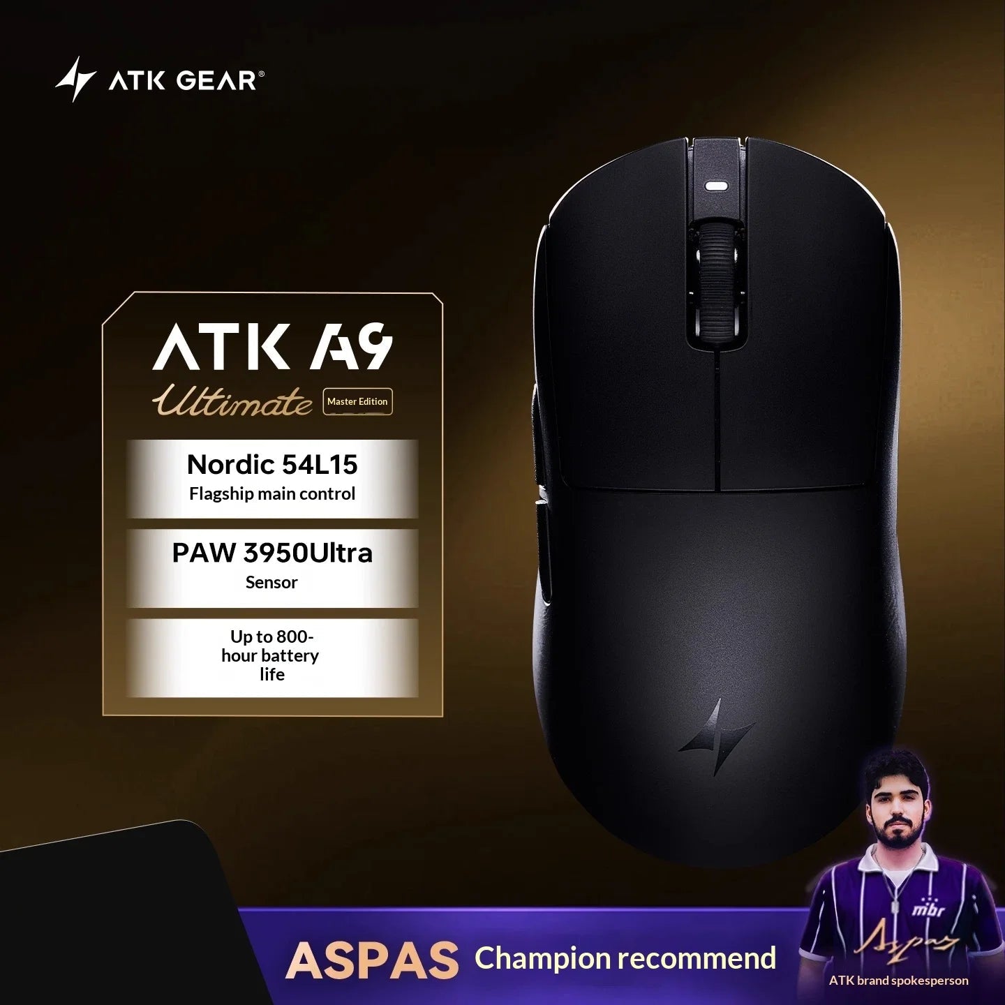 Souris de jeu sans fil ATK DragonFly A9 Air Ultimate PAW3950 Ultra 42000DPI 750IPS 8KHz RGB ergonomique pour Windows MacOs PC Cadeaux - FATAONSouris de jeu sans fil ATK DragonFly A9 Air Ultimate PAW3950 Ultra 42000DPI 750IPS 8KHz RGB ergonomique pour Windows MacOs PC CadeauxProductivité & OrganisationFATAON