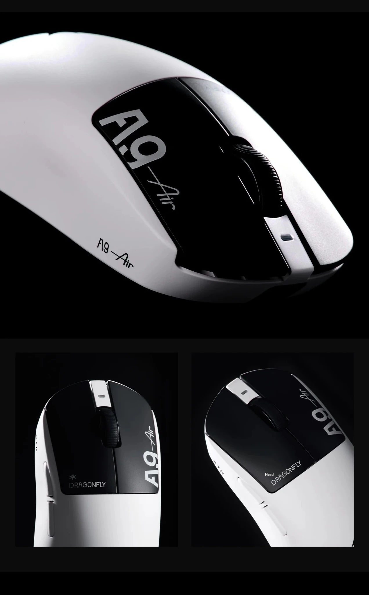 Souris de jeu sans fil ATK DragonFly A9 Air Ultimate PAW3950 Ultra 42000DPI 750IPS 8KHz RGB ergonomique pour Windows MacOs PC Cadeaux - FATAONSouris de jeu sans fil ATK DragonFly A9 Air Ultimate PAW3950 Ultra 42000DPI 750IPS 8KHz RGB ergonomique pour Windows MacOs PC CadeauxProductivité & OrganisationFATAON