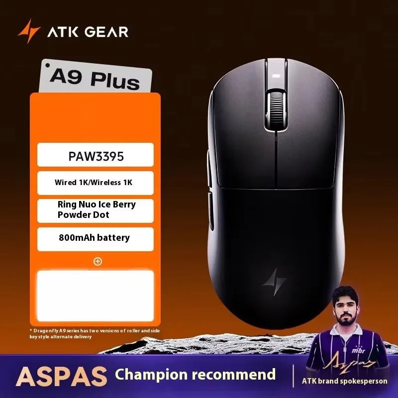 Souris de jeu sans fil ATK DragonFly A9 Air Ultimate PAW3950 Ultra 42000DPI 750IPS 8KHz RGB ergonomique pour Windows MacOs PC Cadeaux - FATAONSouris de jeu sans fil ATK DragonFly A9 Air Ultimate PAW3950 Ultra 42000DPI 750IPS 8KHz RGB ergonomique pour Windows MacOs PC CadeauxProductivité & OrganisationFATAON