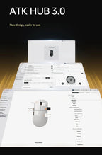 Souris de jeu sans fil ATK DragonFly A9 Air Ultimate PAW3950 Ultra 42000DPI 750IPS 8KHz RGB ergonomique pour Windows MacOs PC Cadeaux - FATAONSouris de jeu sans fil ATK DragonFly A9 Air Ultimate PAW3950 Ultra 42000DPI 750IPS 8KHz RGB ergonomique pour Windows MacOs PC CadeauxProductivité & OrganisationFATAON